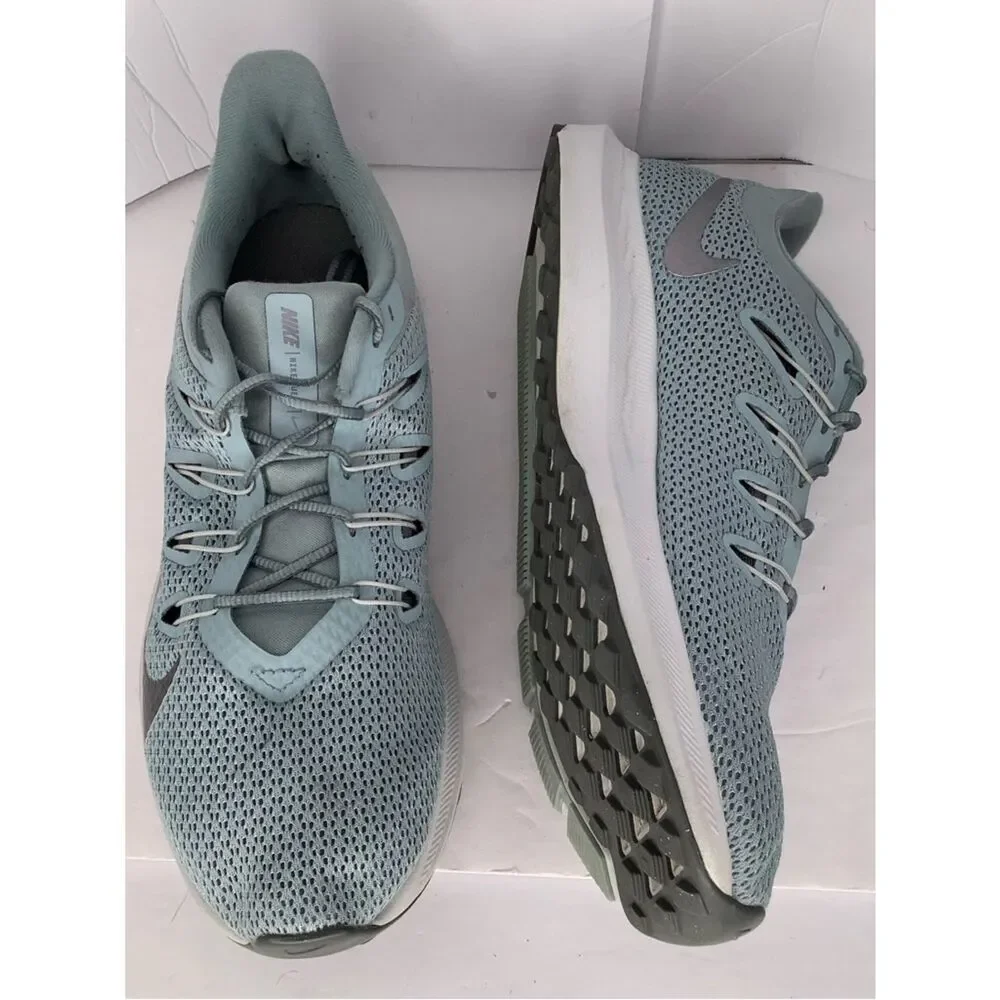 Nike Quest 2 Light Teal Mesh Athletic Low Top lace Up Women Running Shoes Sz 11